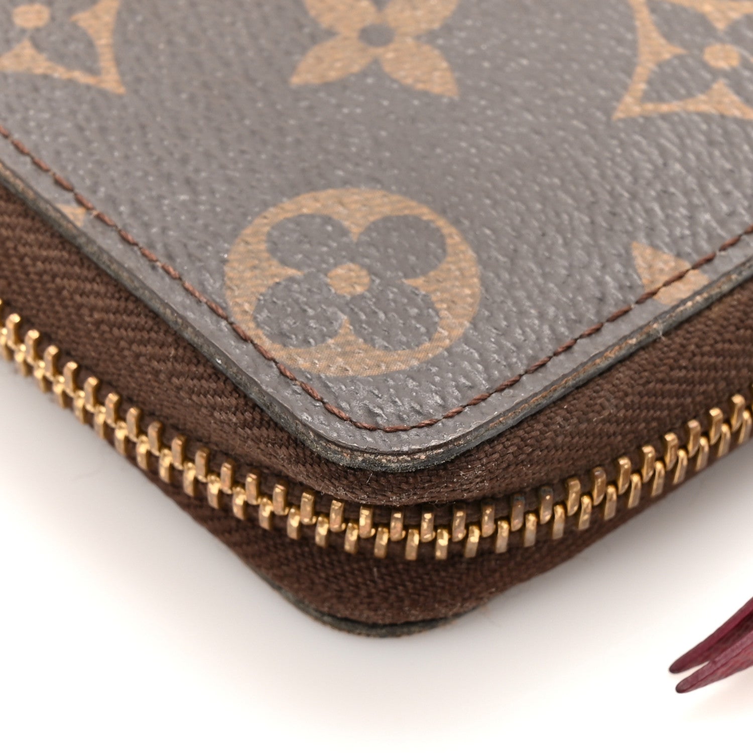 Louis Vuitton Monogram Clemence Wallet Fuchsia 13 of 14