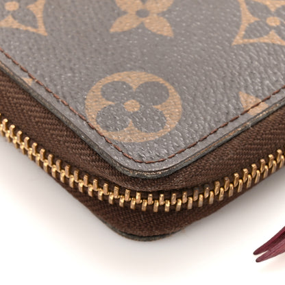 Louis Vuitton Monogram Clemence Wallet Fuchsia 13 of 14