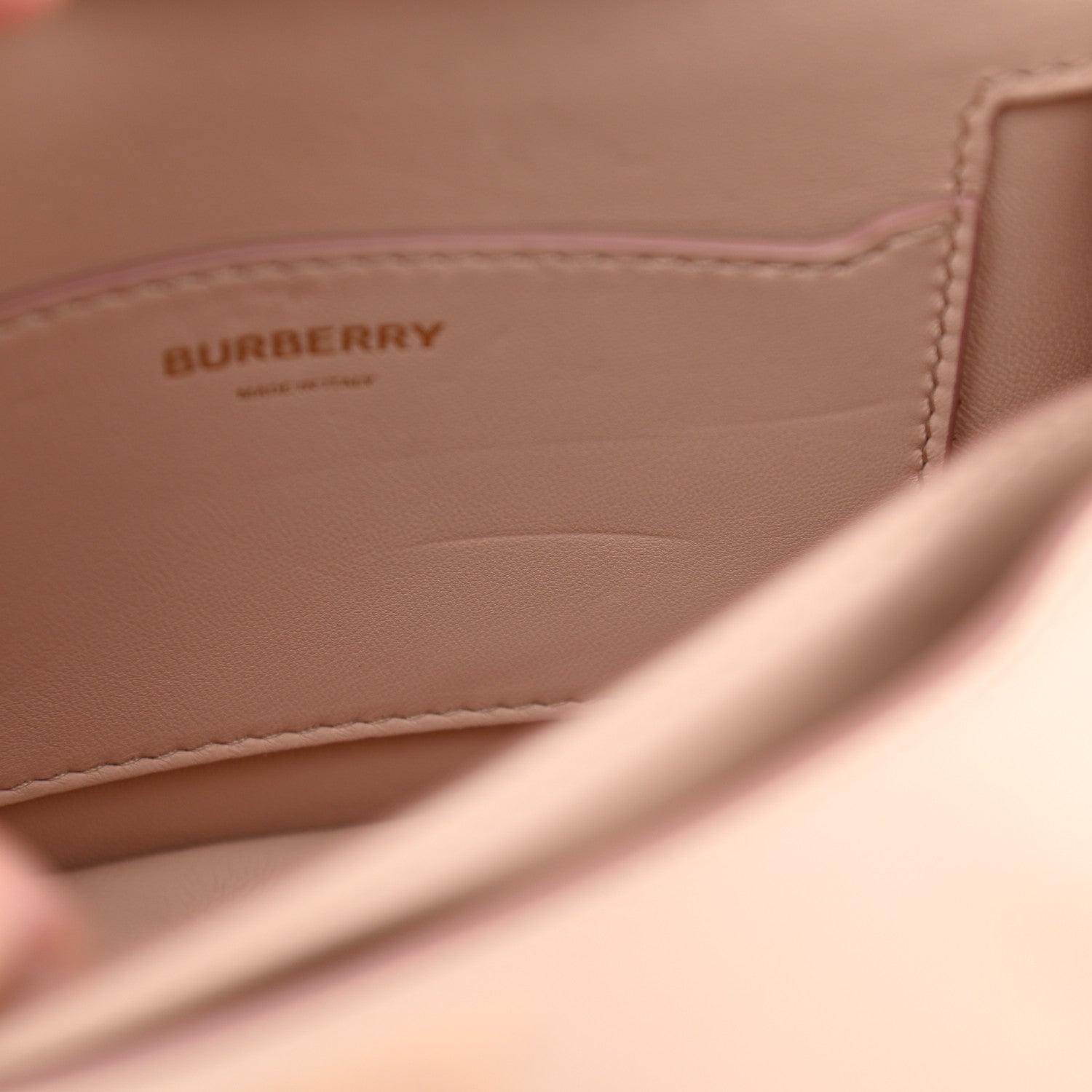 Burberry Calfskin Small TB Bag Rose Beige 10 of 11
