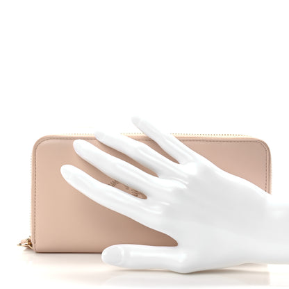 Chloe Lambskin Sense Zip Around Wallet Cement Pink 2 of 9