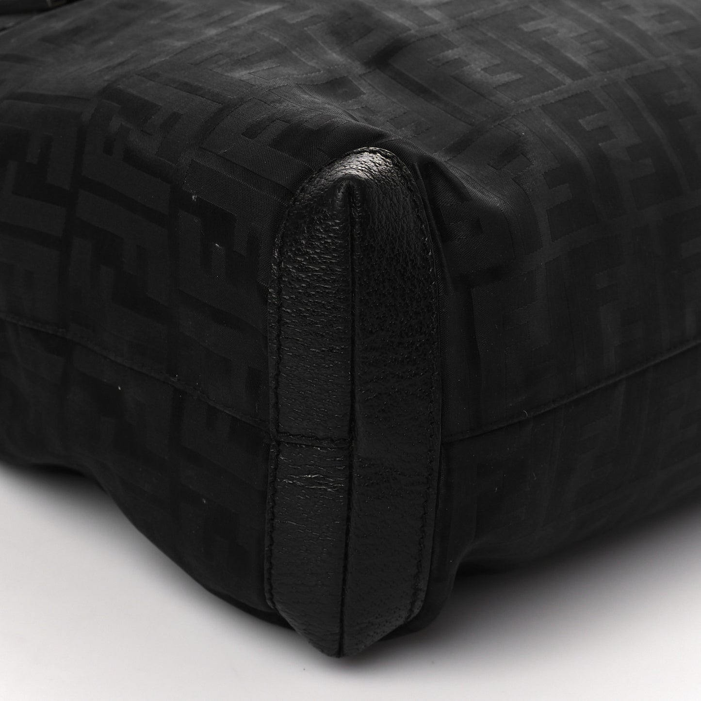 Zucca Cinghiale Zip Code Shopping Tote Black
