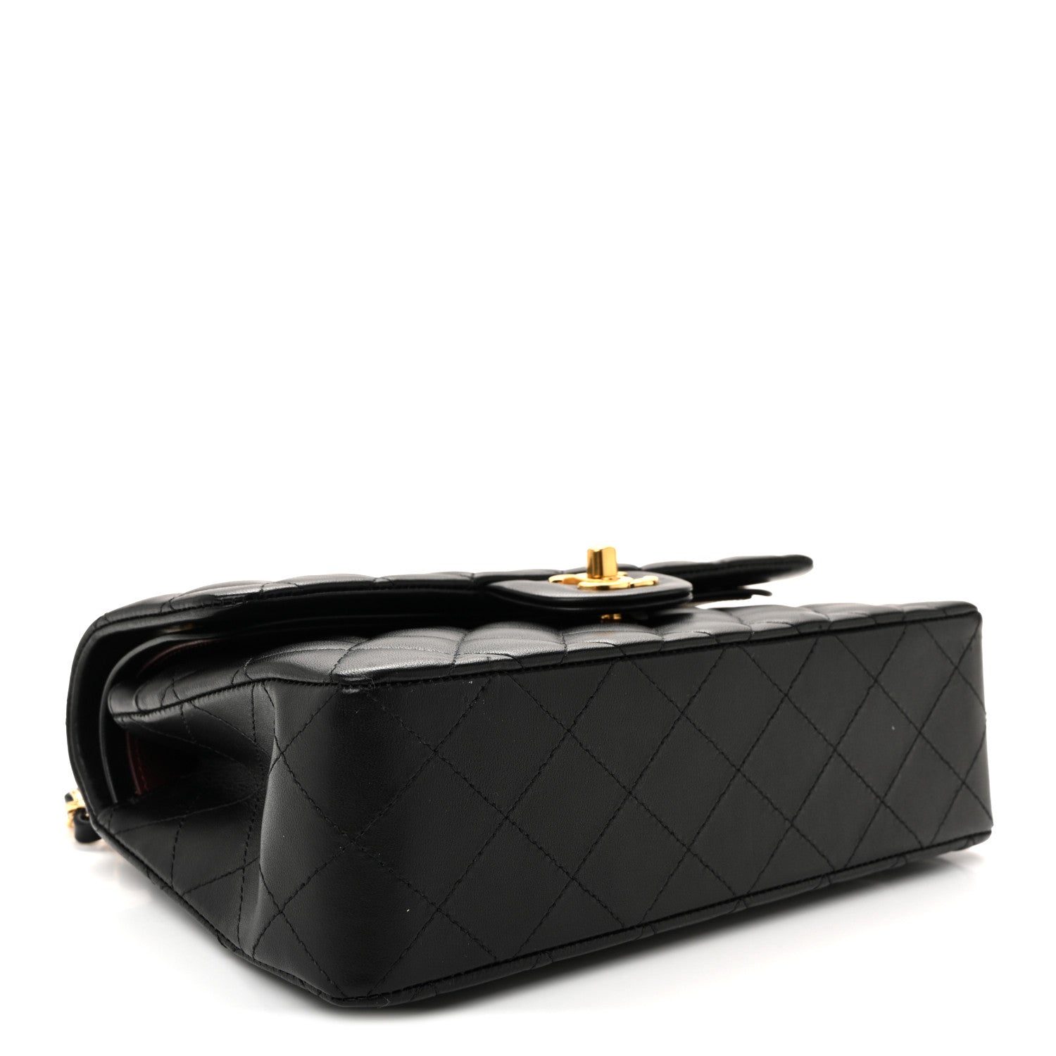 Chanel Lambskin Quilted Small Double Flap Black 4 of 10