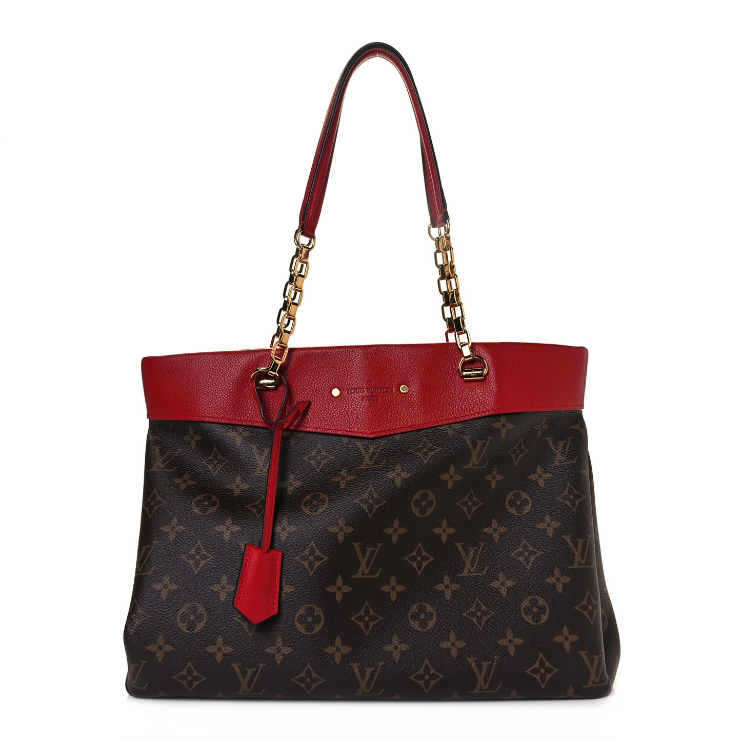 Monogram Pallas Shopper Cherry