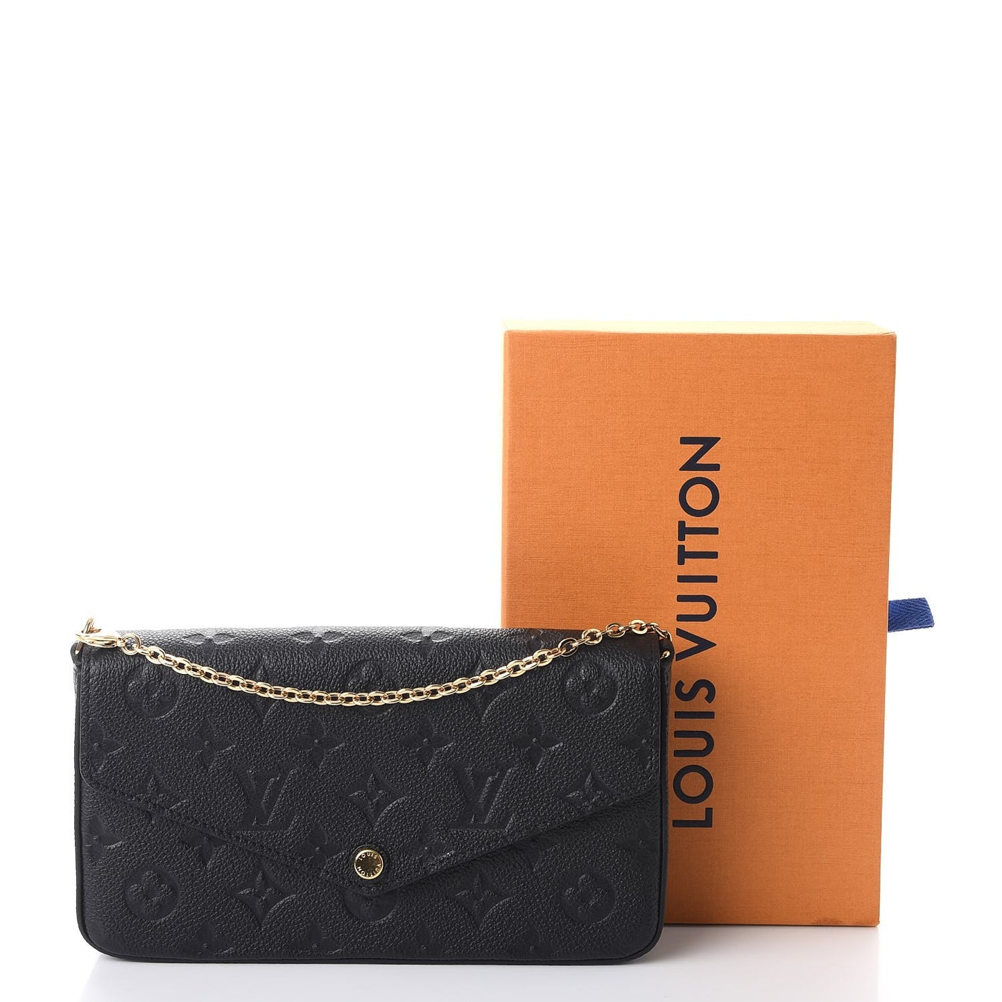 Empreinte Pochette Felicie Chain Wallet Black