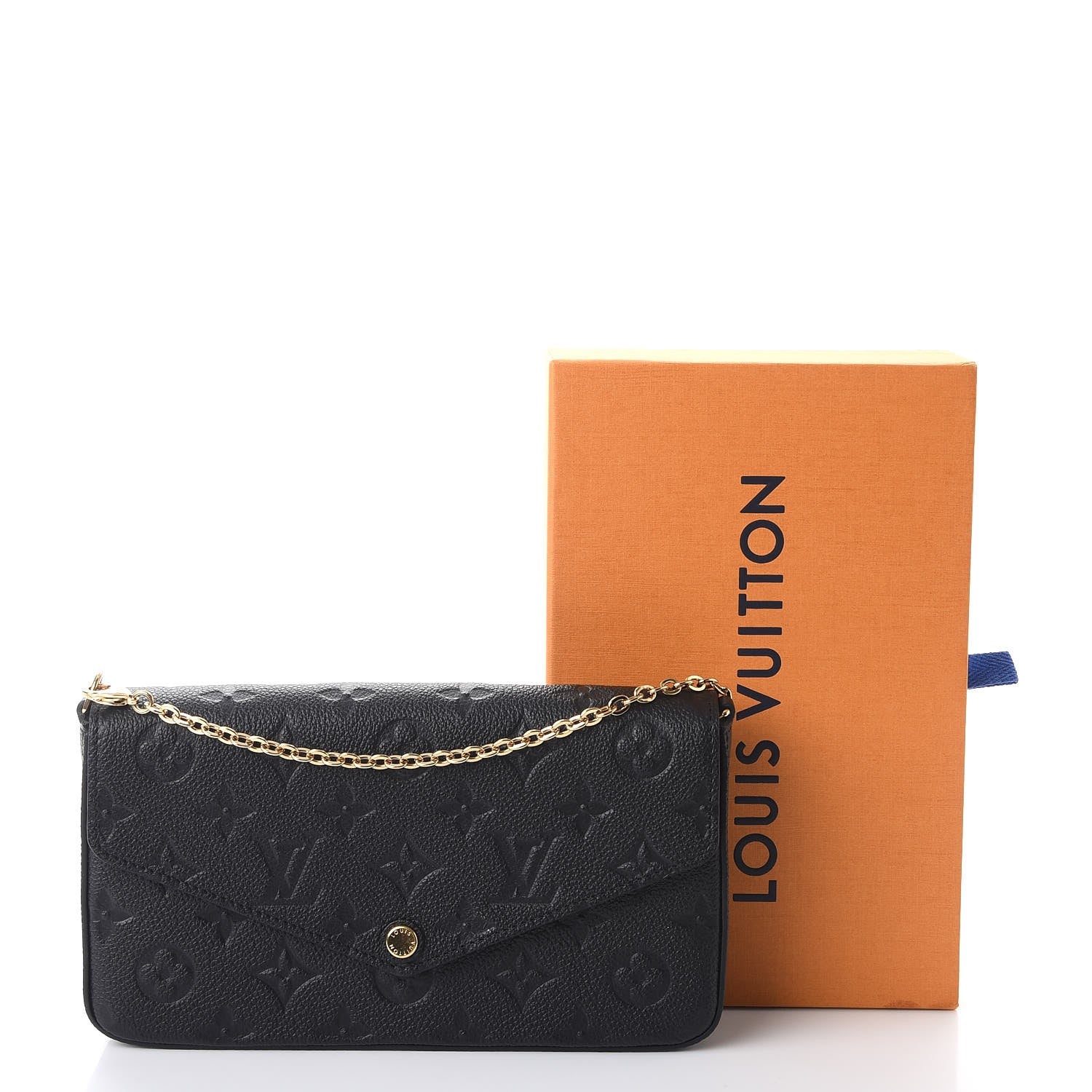 Louis Vuitton Empreinte Pochette Felicie Chain Wallet Black 12 of 12