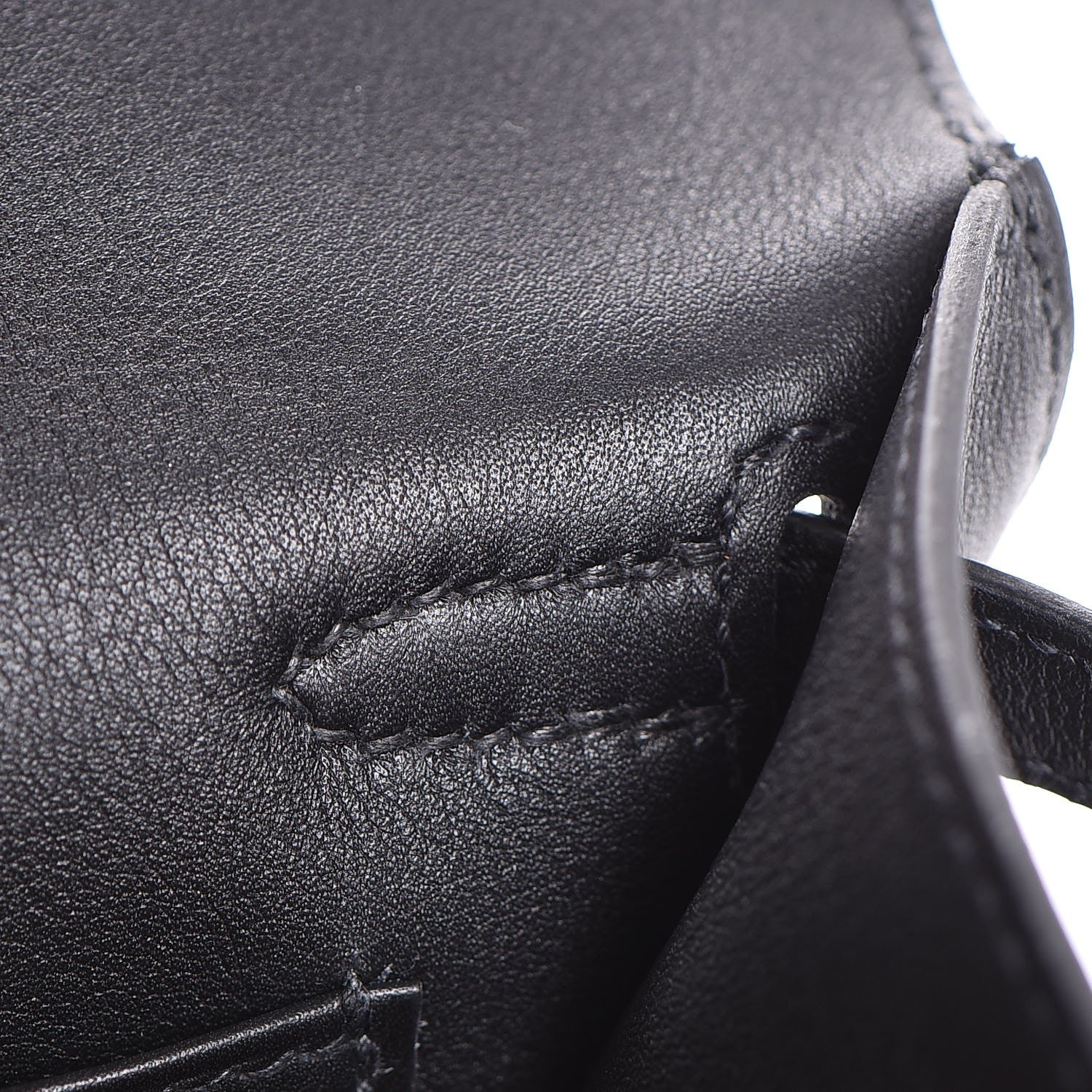 Hermes Swift Kelly Pochette Clutch Black 21 of 24