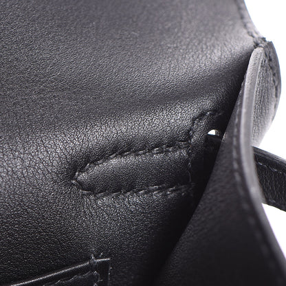 Hermes Swift Kelly Pochette Clutch Black 21 of 24