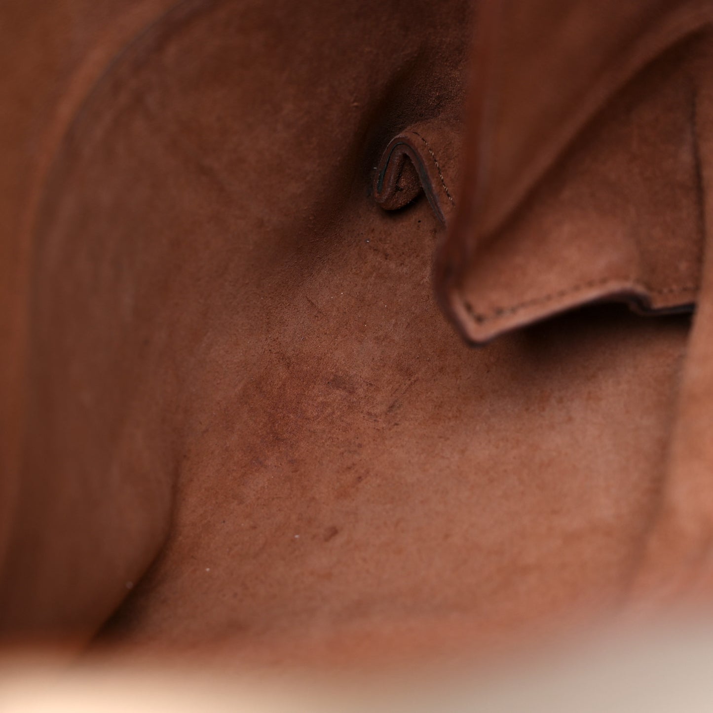 Smooth Calfskin Tri-Color All Soft Shoulder Bag Tan