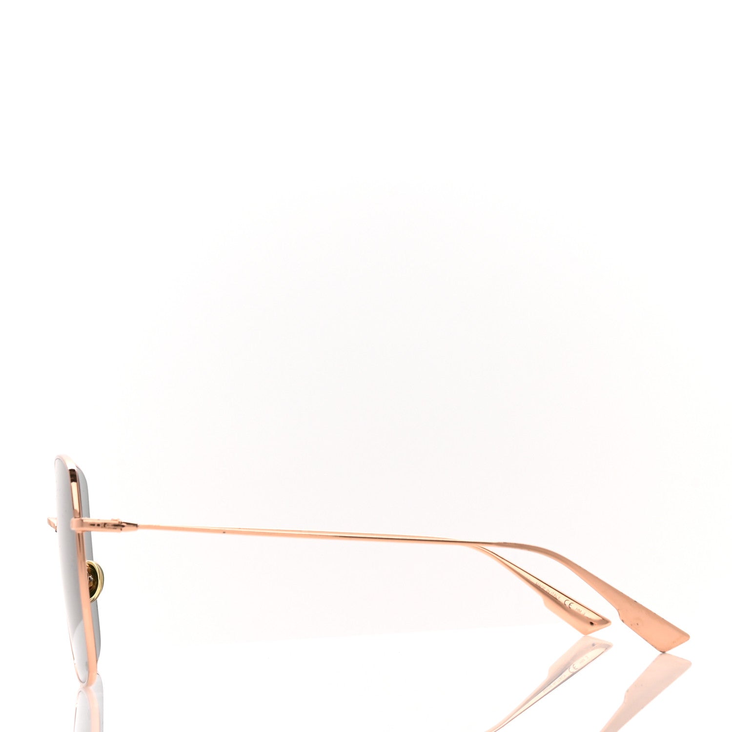 Christian Dior Metal Diorstellaire 1 Sunglasses Rose Gold Green 3 of 12