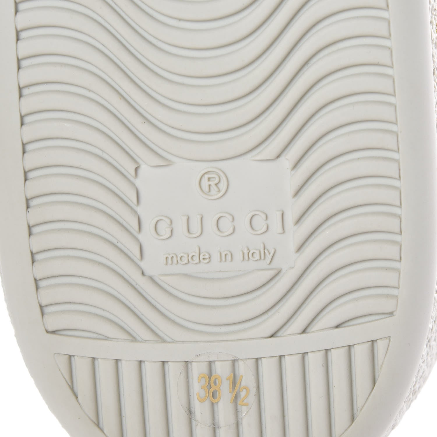 Gucci X SEGA Calfskin Ayers Web Guccy Womens Ace Sneakers 38.5 White 7 of 8