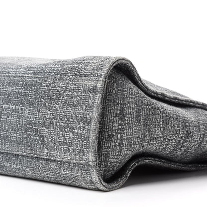 Chanel Canvas Large Deauville Tote Charcoal 7 of 11