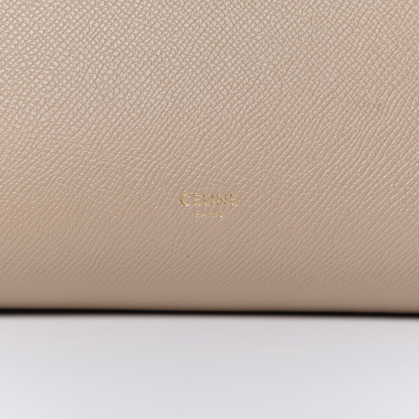 Grained Calfskin Micro Belt Bag Light Taupe