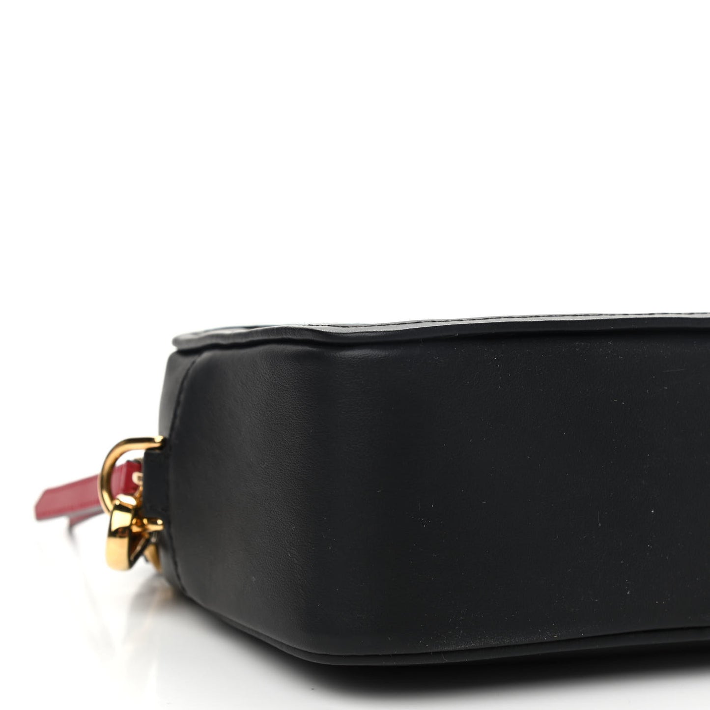 Vitello Century Bi-Color FF 1974 Embossed Mini Camera Case Maya Black