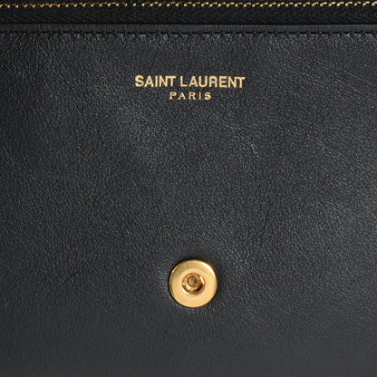 Saint Laurent Leather Classic Y Wallet Black 7 of 8