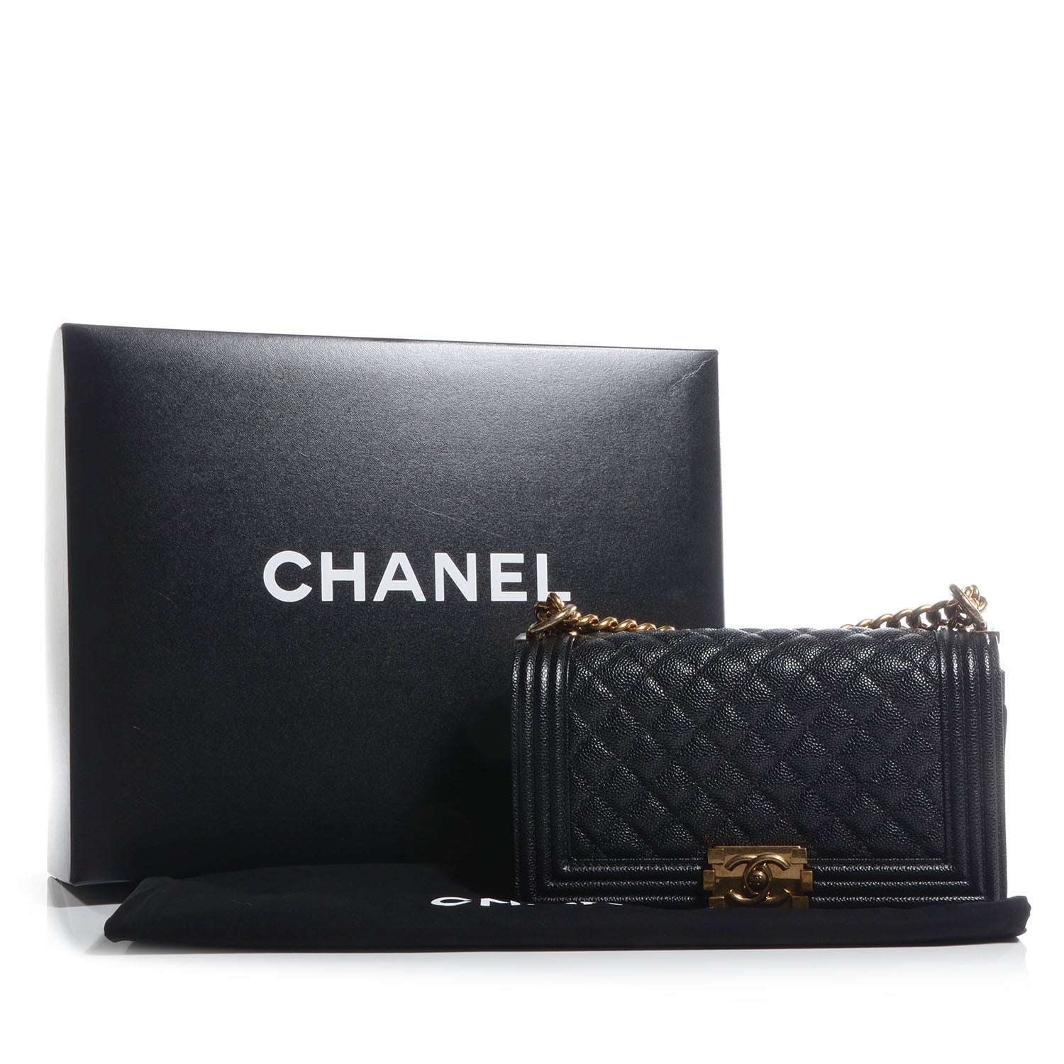 Chanel Caviar Medium Boy Flap Black 8 of 8