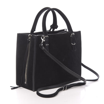 Balenciaga Baby Daim Suede Papier Mini A4 Zip Around Tote Black 3 of 12