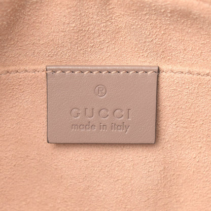 Gucci Calfskin Matelasse Small GG Marmont Chain Shoulder Bag Porcelain Rose 6 of 9