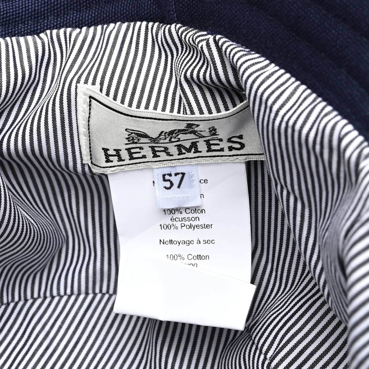 Cotton Canvas Eden Bucket Hat 57 Marine