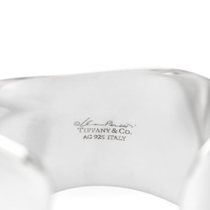 Tiffany Sterling Silver Small Elsa Peretti Left Wrist Bone Cuff Bracelet 3 of 3