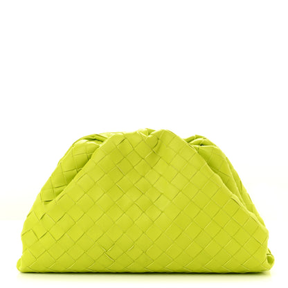 Bottega Veneta Nappa Maxi Intrecciato The Pouch Oversized Clutch Kiwi 1 of 11