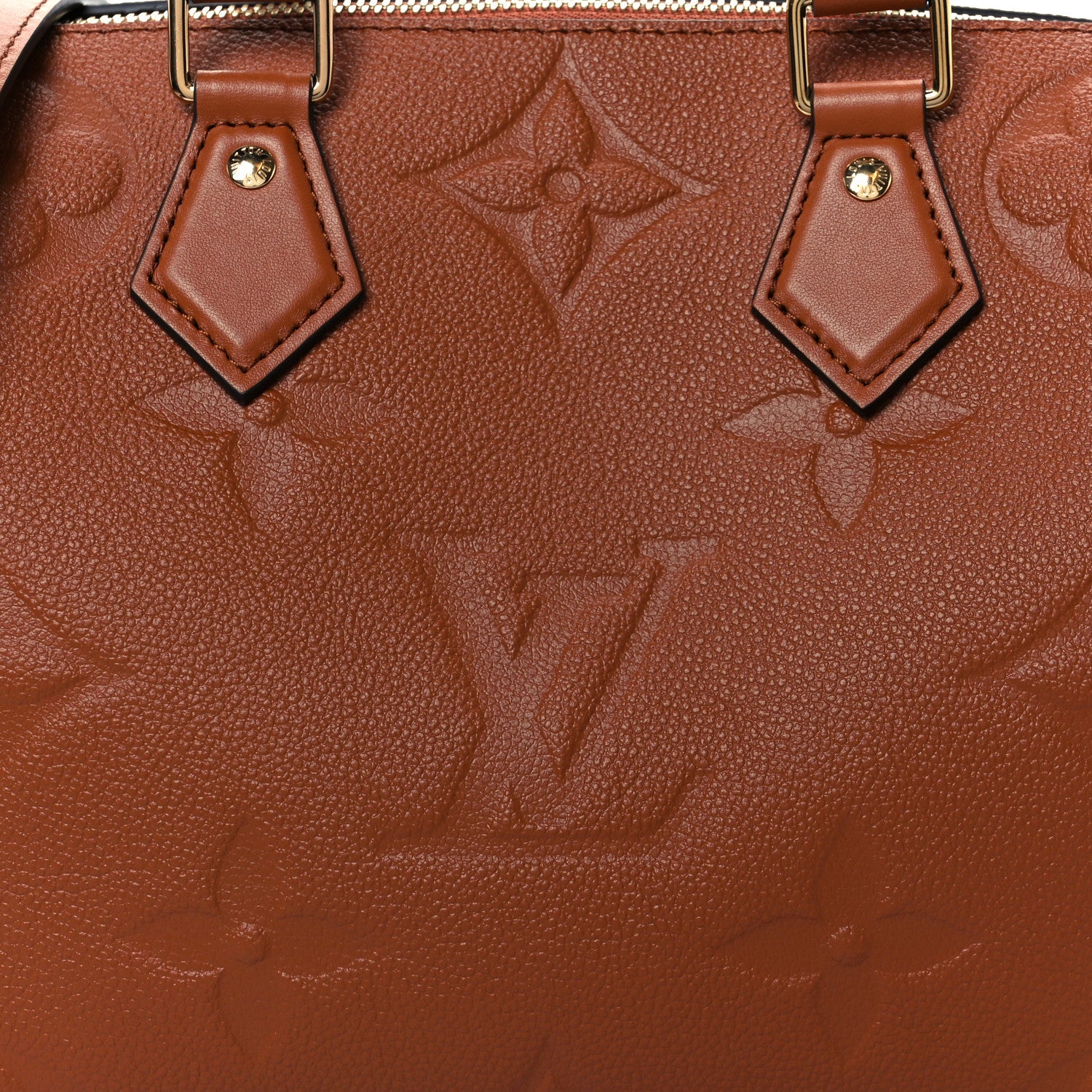 Louis Vuitton Empreinte Monogram Giant Speedy Bandouliere 25 Cognac 19 of 23