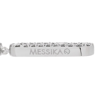 Messika 18K White Gold Diamond Move Uno Drop Earrings 4 of 6