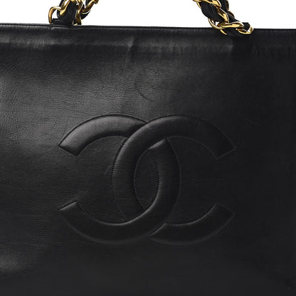 Chanel Lambskin CC Shoulder Bag Black 10 of 10