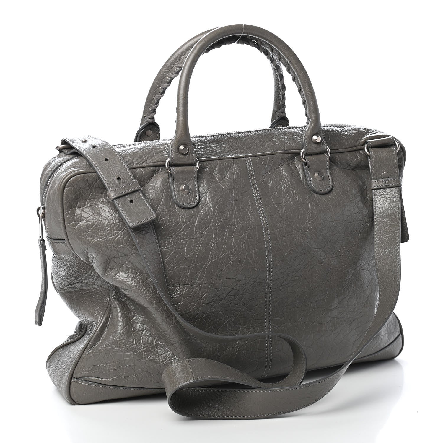 Balenciaga Agneau Classic Hardware Mens Mini Folder Gris Fumee 2 of 11