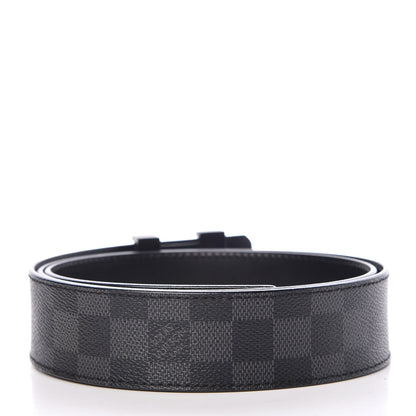 Louis Vuitton Damier Graphite 40mm LV Initiales Belt 100 40 3 of 8