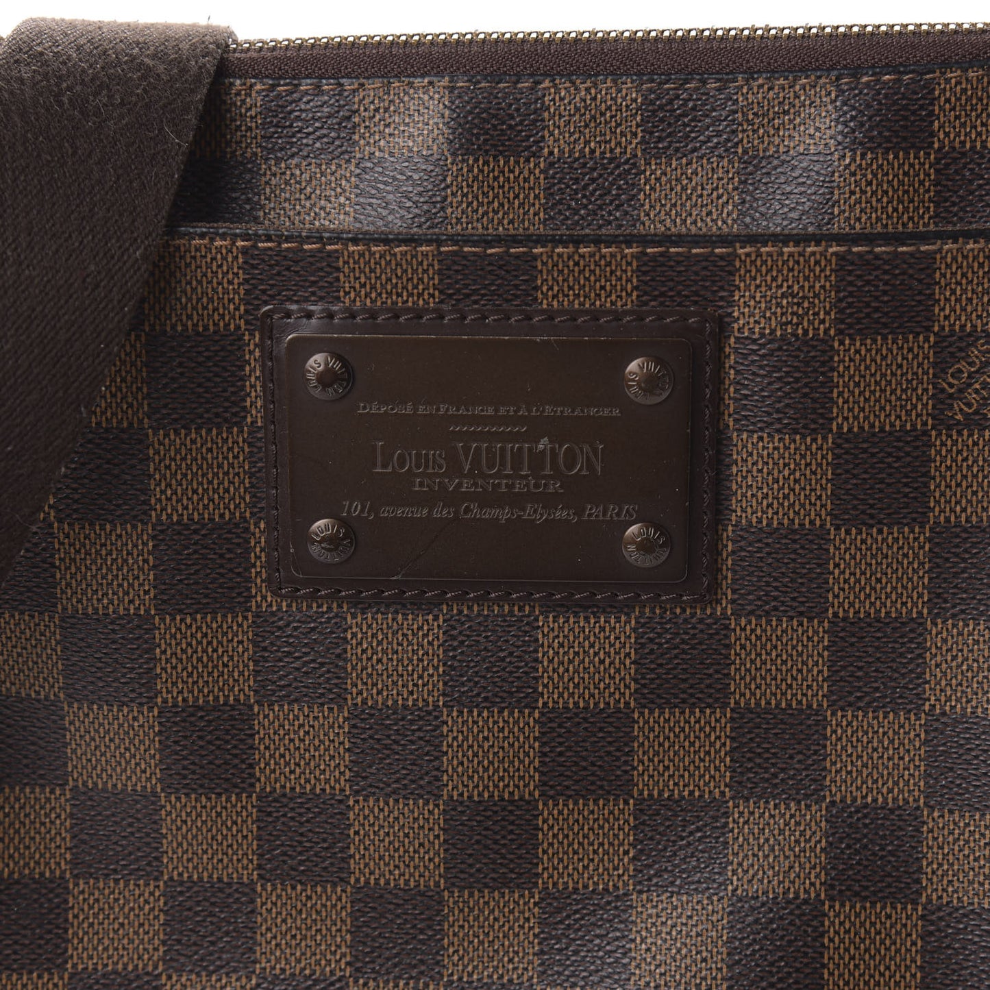 Damier Ebene Brooklyn Flat Pochette