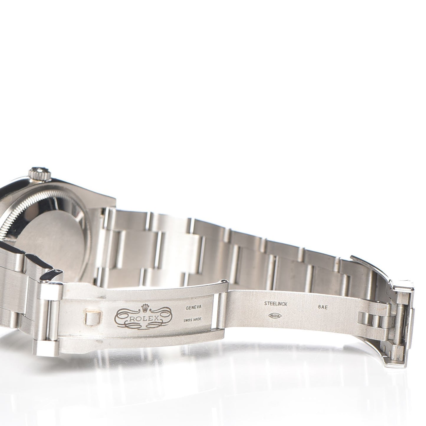 Stainless Steel 34mm Oyster Perpetual Air-King Watch Silver 114200