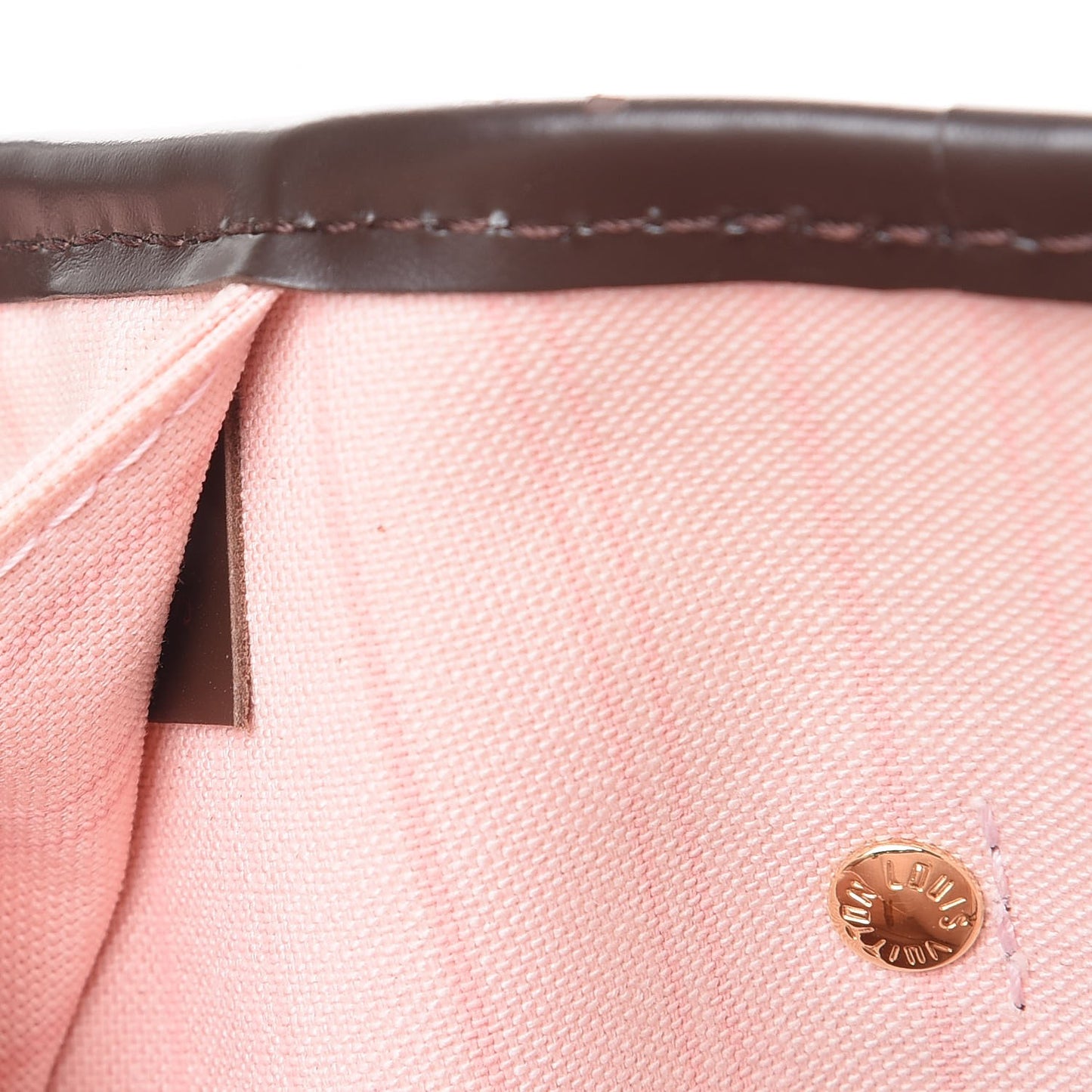 Damier Ebene Neo Neverfull MM Rose Ballerine