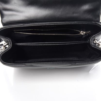 Saint Laurent Calfskin Y Quilted Monogram Toy Loulou Crossbody Bag Black 5 of 10