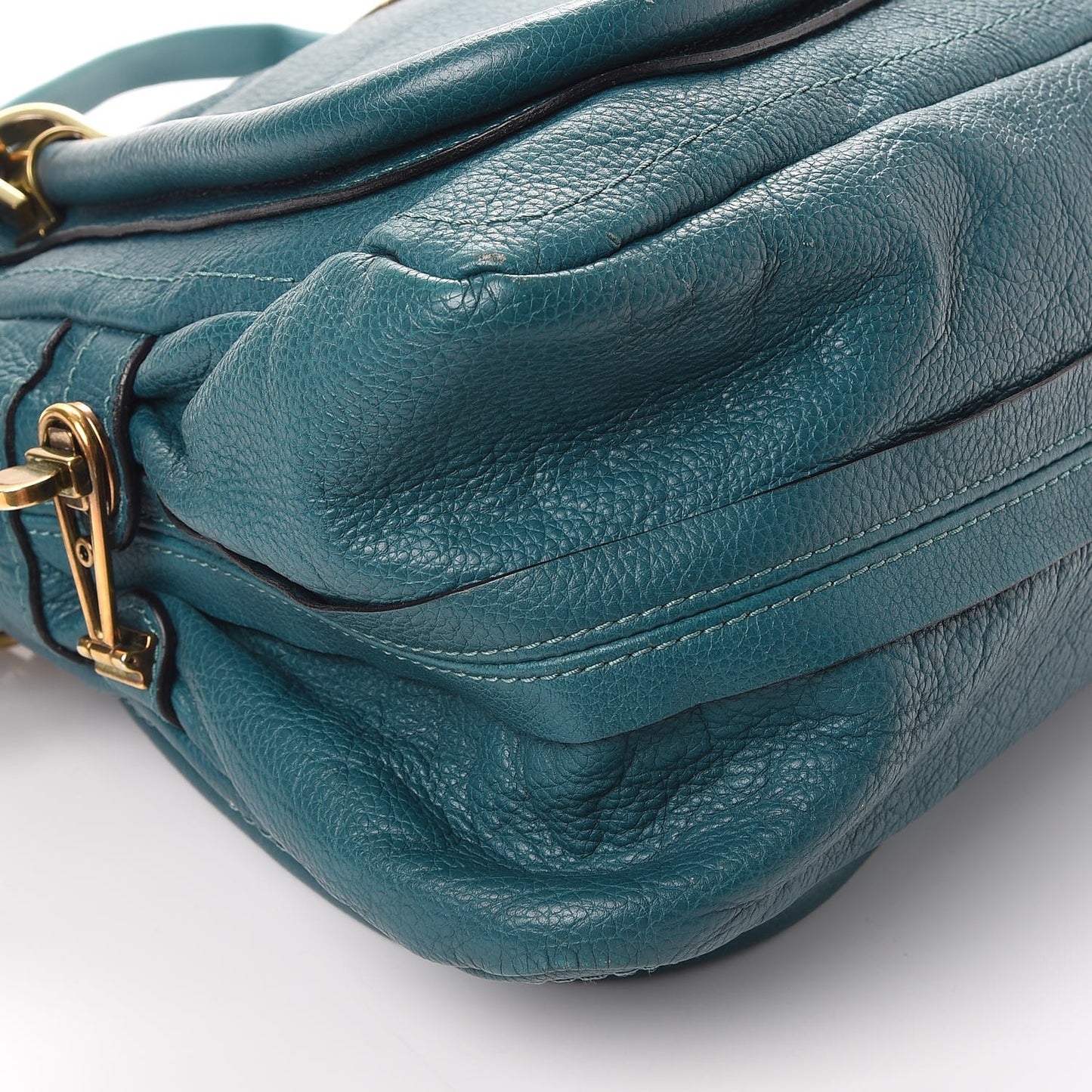 Calfskin Medium Paraty Peacock Blue