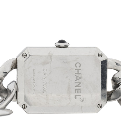 Chanel Stainless Steel Diamond Bezel Mother of Pearl 20mm Chain Premiere Quartz Watch 4 of 4