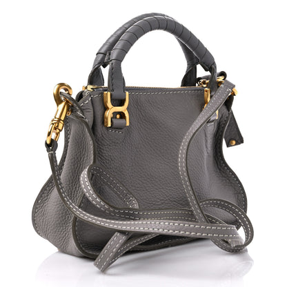 Chloe Calfskin Mini Marcie Satchel Cashmere Grey 3 of 13