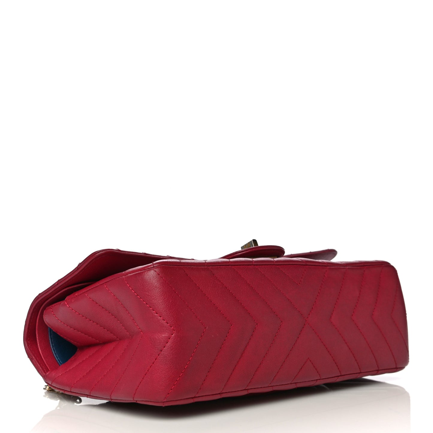 Calfskin Chevron Quilted 2.55 Reissue 225 Flap Red