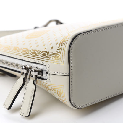 Gucci X SEGA Calfskin GUCCY Stars Mini Dome Shoulder Bag Mystic White Gold 6 of 10