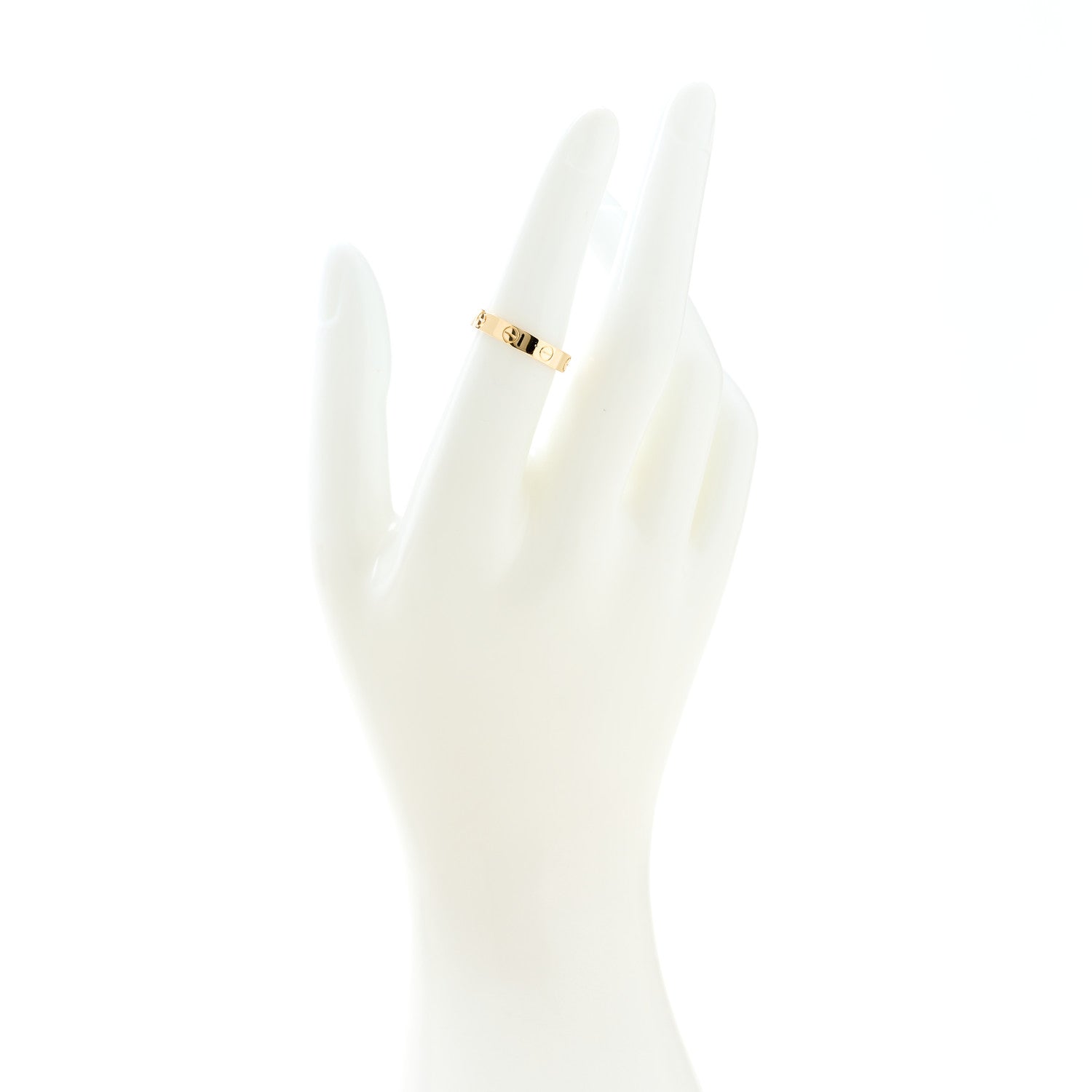 Cartier 18K Yellow Gold 3.5mm LOVE Wedding Band Ring 52 6 2 of 5