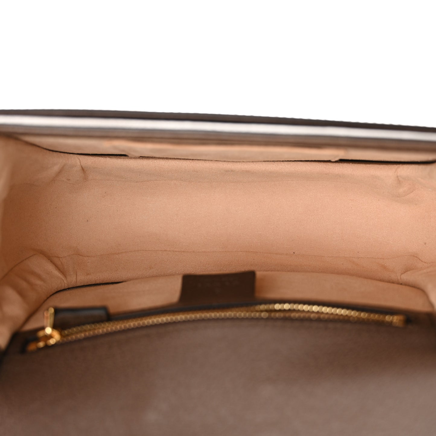 GG Supreme Monogram Web Small Ophidia Flap Messenger Bag Brown