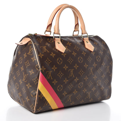 Louis Vuitton Monogram My LV Heritage Speedy 30 Fuchsia Yellow 3 of 17