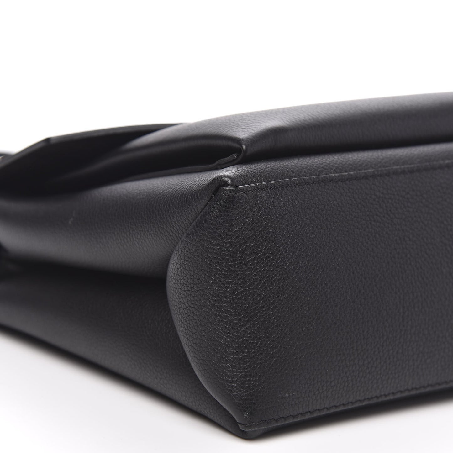 Soft Calfskin My Lockme Top Handle Black
