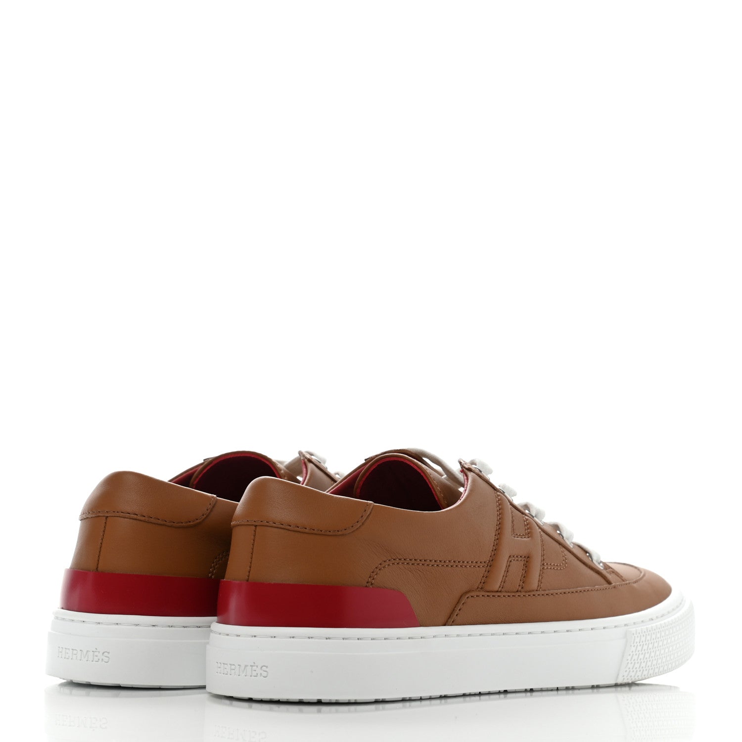 Hermes Calfskin Deep Sneakers 38 Naturel 4 of 9