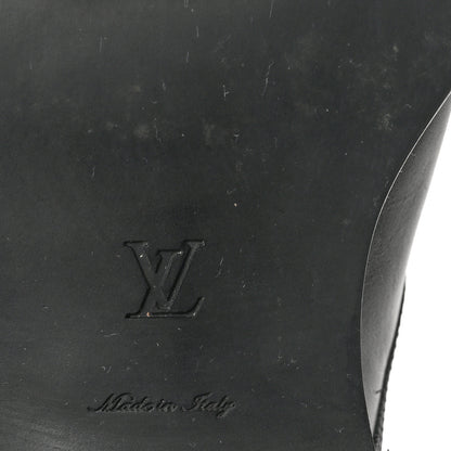 Louis Vuitton Calfskin Wonderland Flat Ranger Boots 36 Black 7 of 8