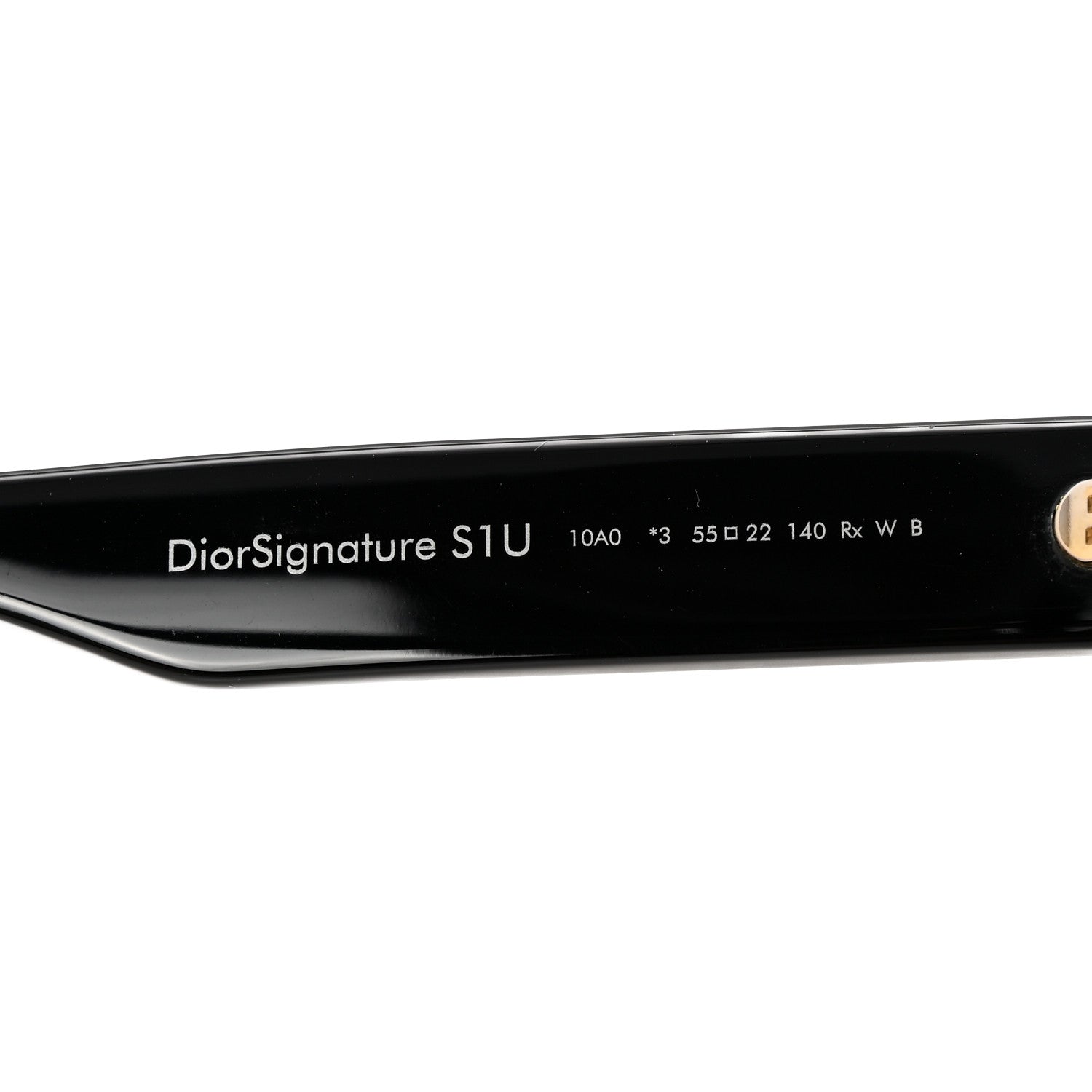 Christian Dior Acetate Diorsignature S1U Square Sunglasses Black 7 of 9