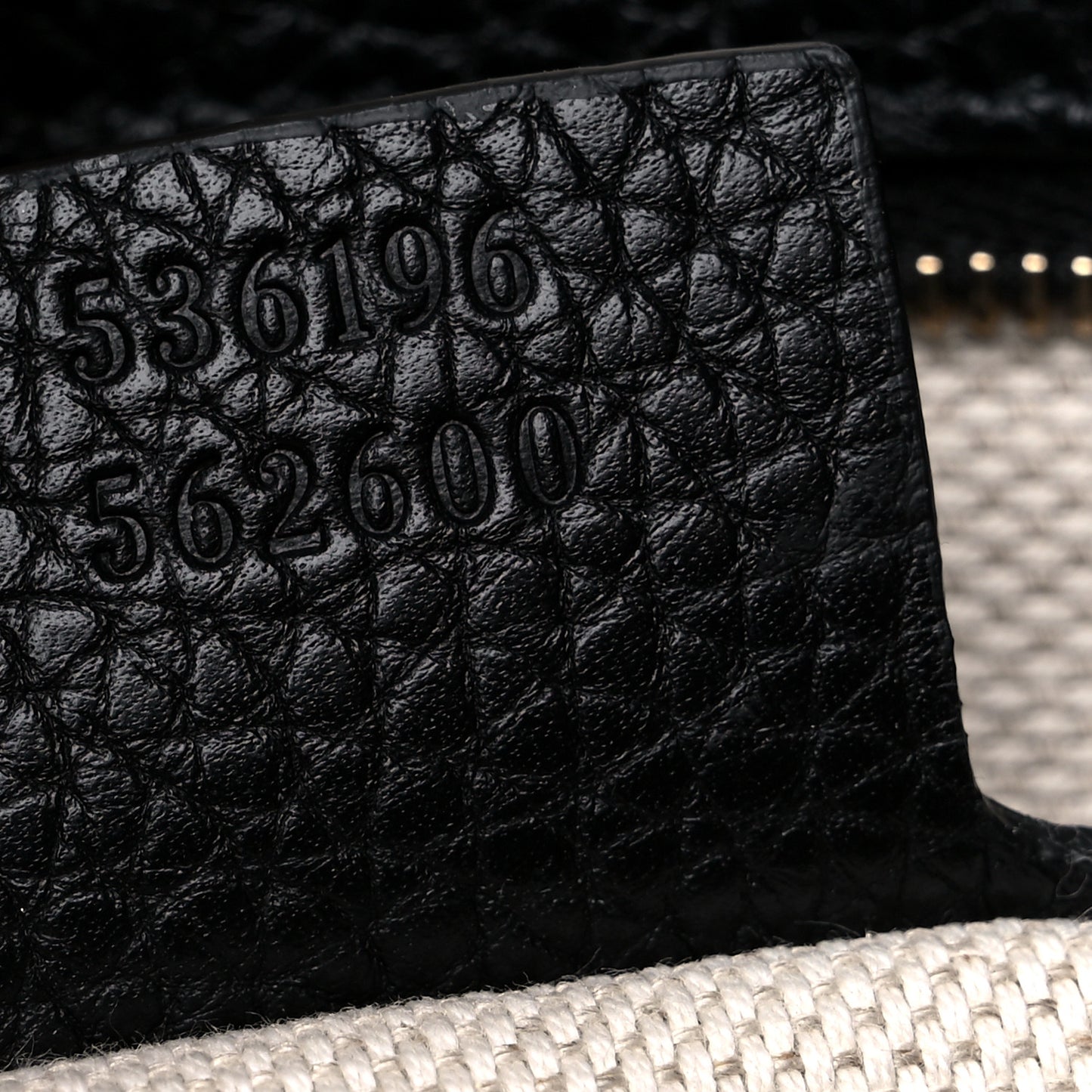 Pebbled Calfskin Medium Soho Chain Shoulder Bag Black