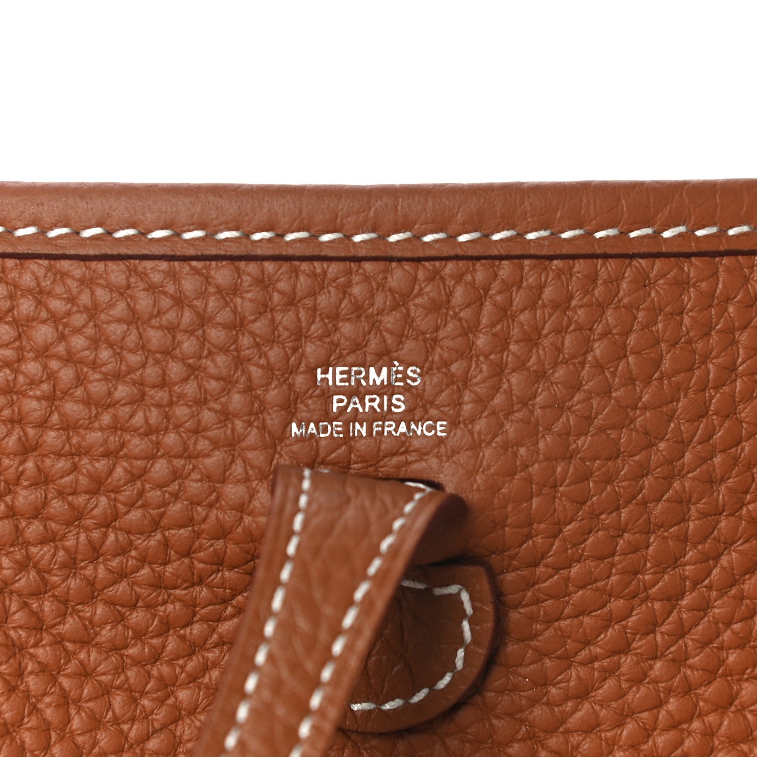 Hermes Taurillon Clemence Evelyne TPM Gold 6 of 11