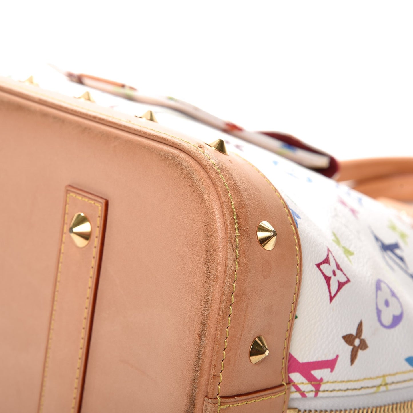 Monogram Multicolor Alma GM White