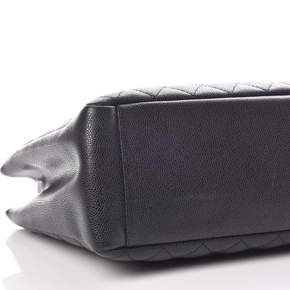 Chanel Caviar Quilted Grand Shopping Tote GST Black 5 of 10