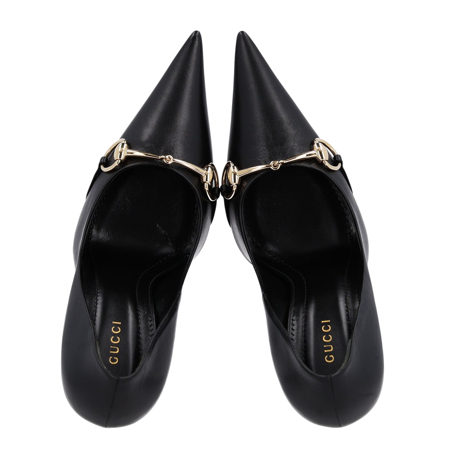 Smooth Nappa Horsebit Donna Pumps 39 Black